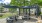 Outdoor grilling area with setting 