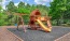 a playground with a slide